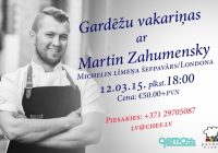 Gemoss gardēžu vakariņas ar Martin Zahumensky