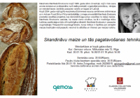 Manfreda Enoksona meistarklase- Skandināvu maize un tās pagatavošanas tehnikas