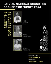 Konkurss par dalību Bocuse d’Or Eiropas čempionātā 2024