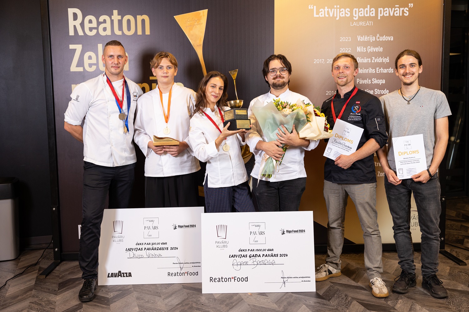 Latvijas gada pavārs 2024, Latvijas gada restorāna konditors 2024, Baltic taste awards un Zero waste challange konkursi